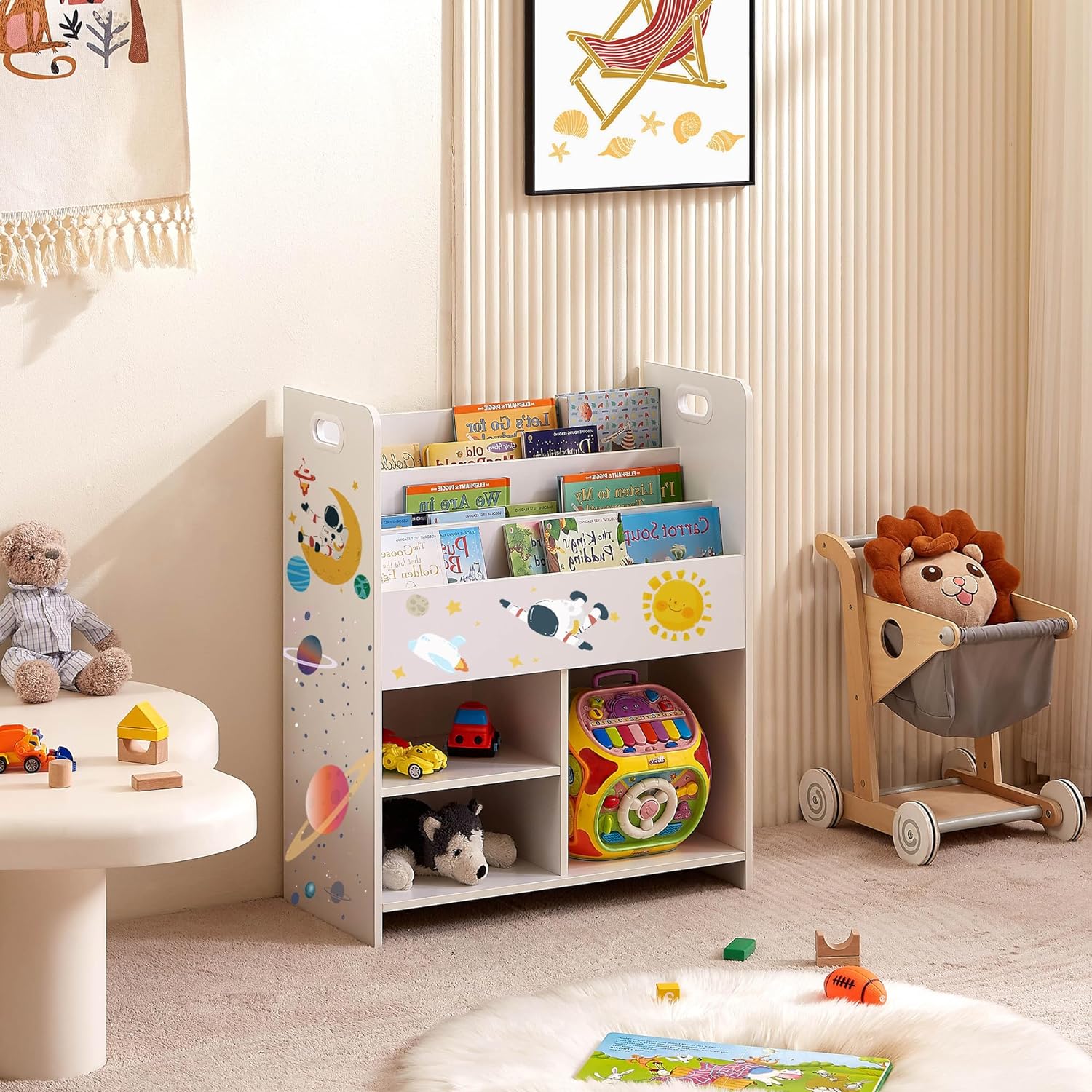 VECELO Kids Bookshelf