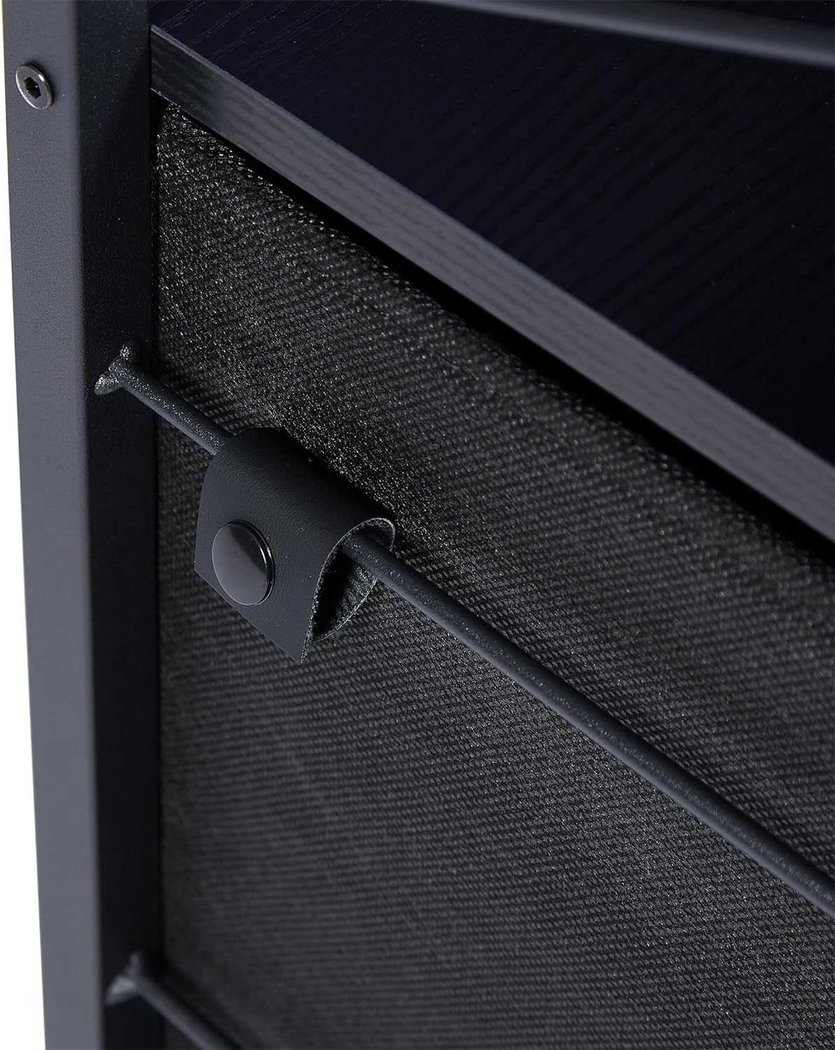 VECELO Lateral File Cabinet with 2 Big Rolling Printer Stand with 3 Open Storage Shelf - VECELO