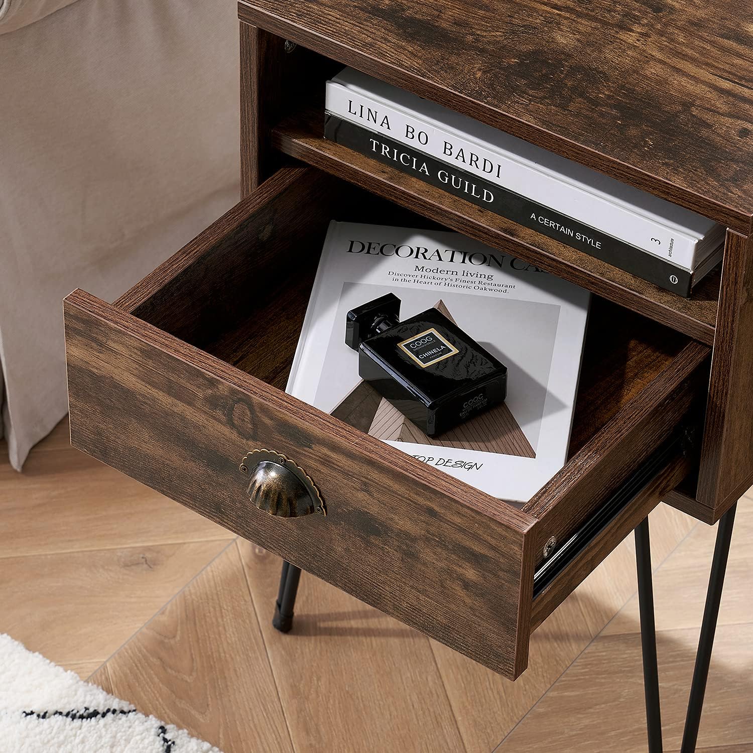 VECELO Set of 2 Nightstand