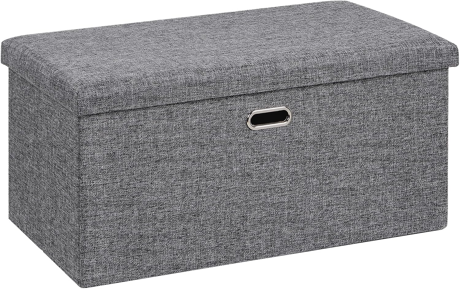 VECELO Folding Storage Ottoman Bench