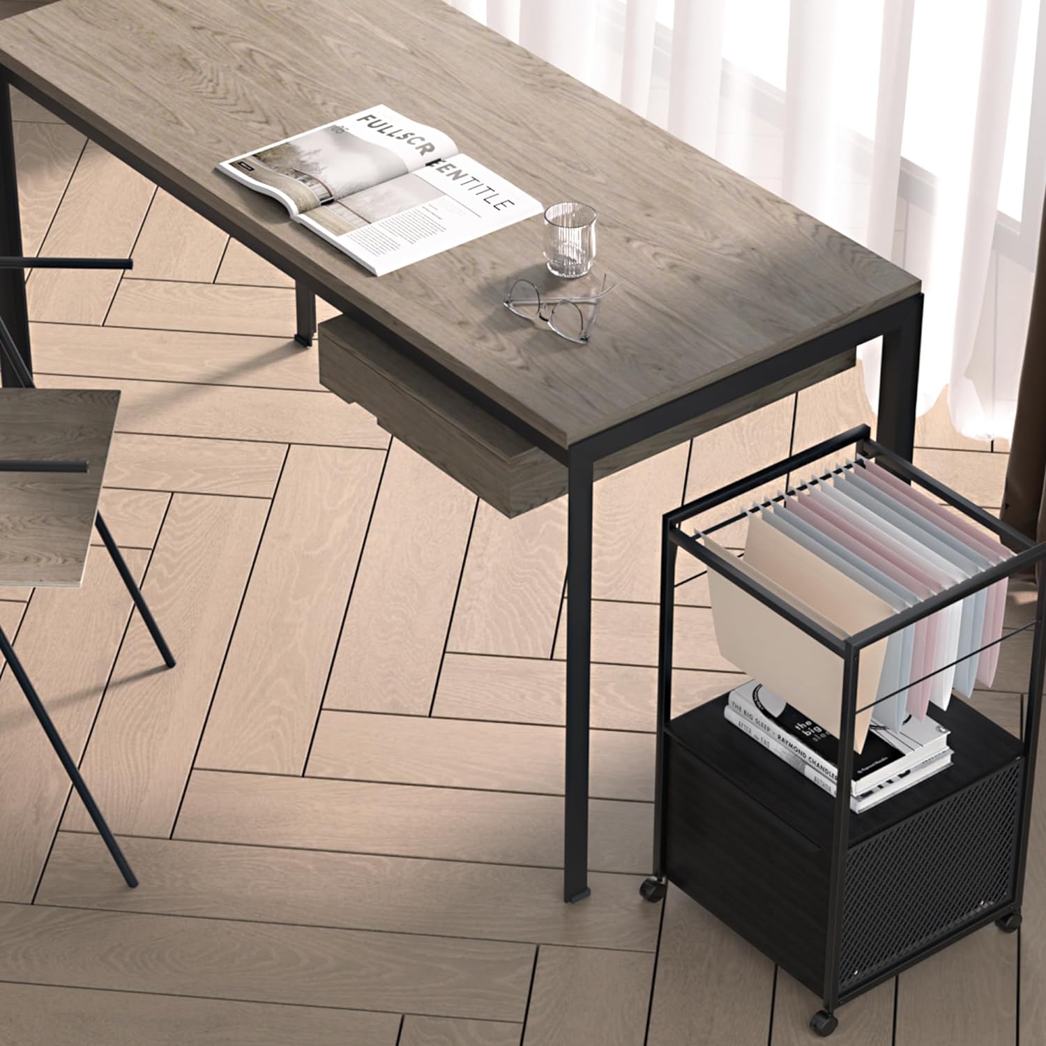 VECELO Filing Cabinet/Organization for Hanging Files