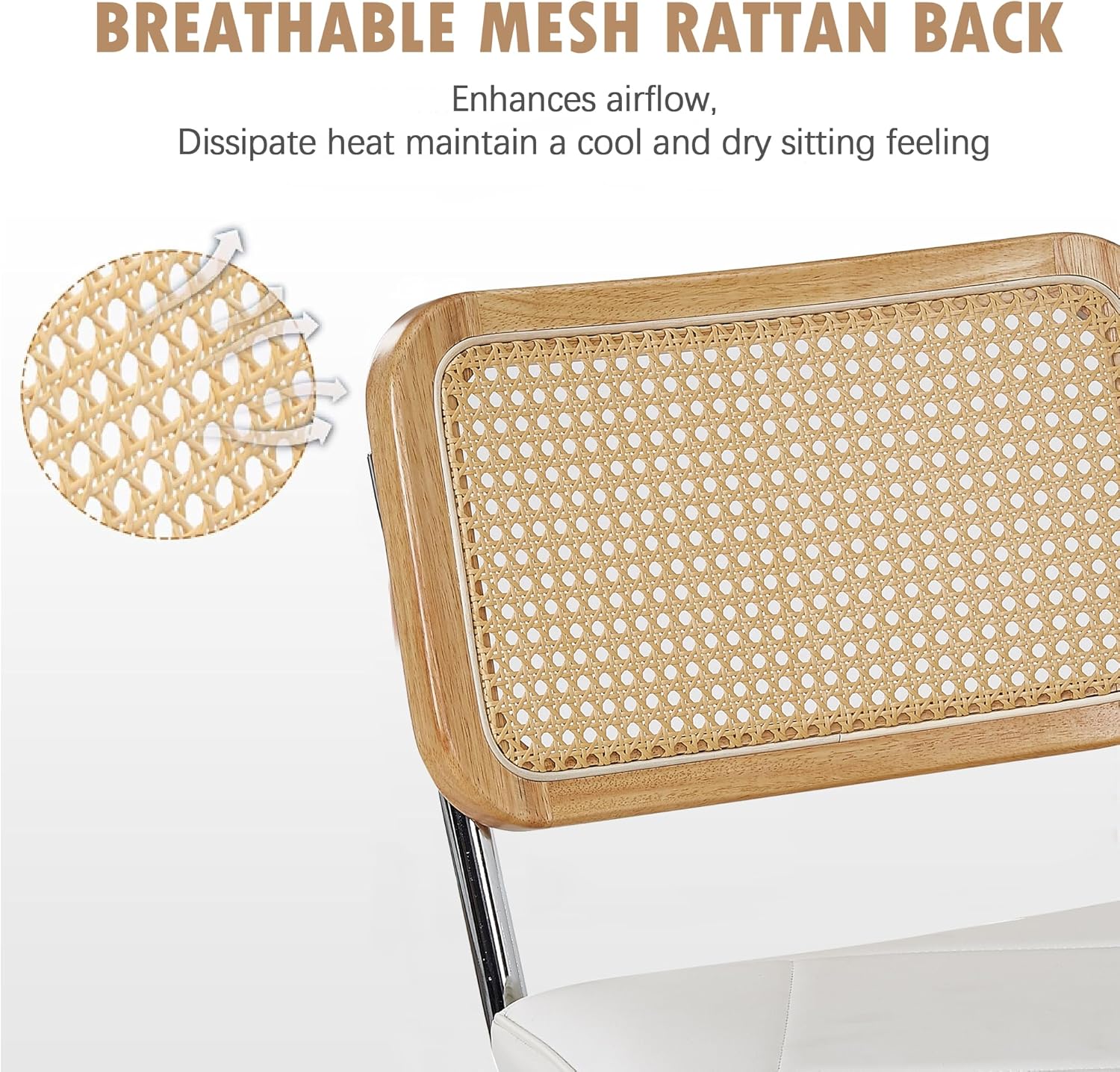 VECELO PU Leather Home Office Chair