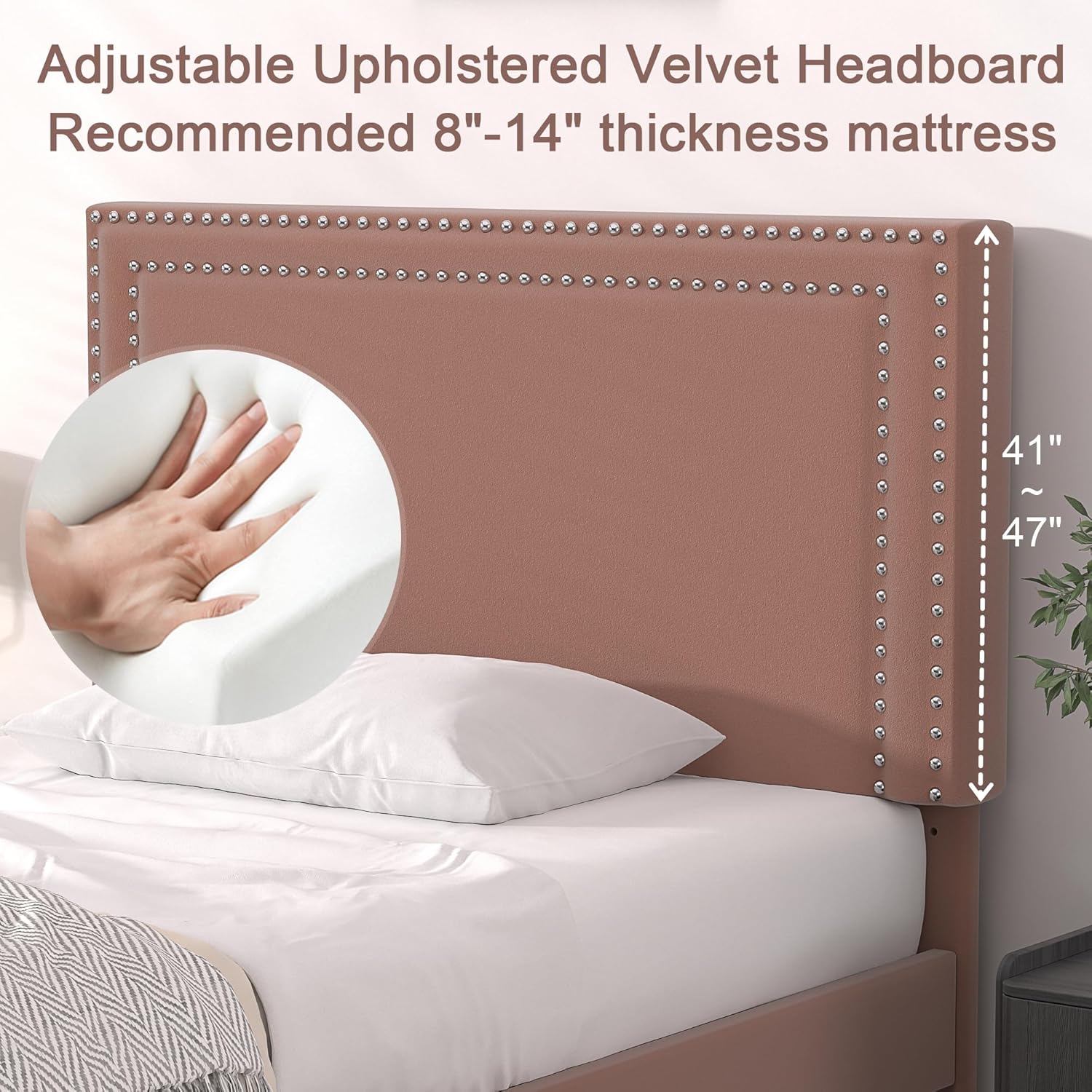 VECELO Modern Platform Bed Frame/Mattress Foundation