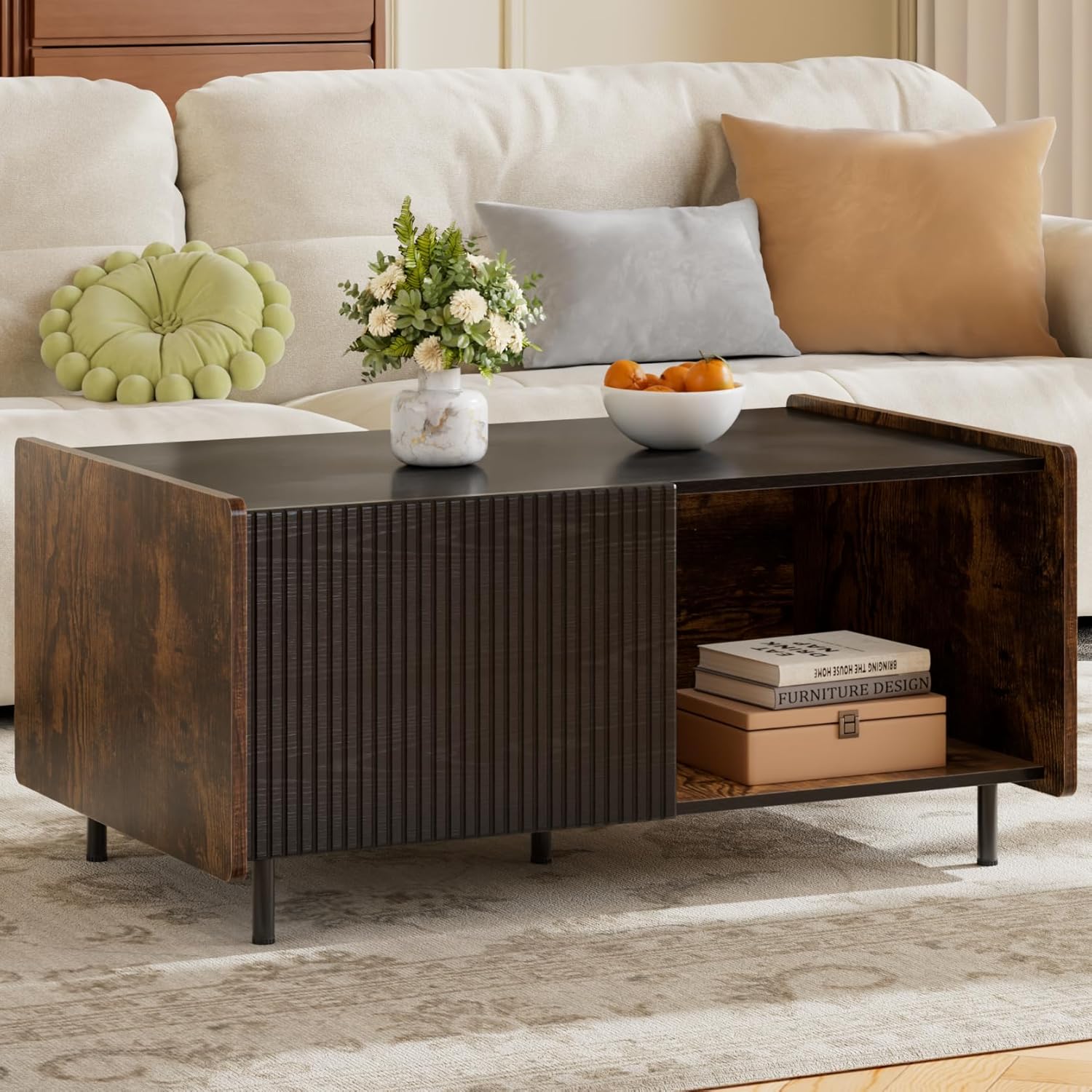 VECELO Coffee Table