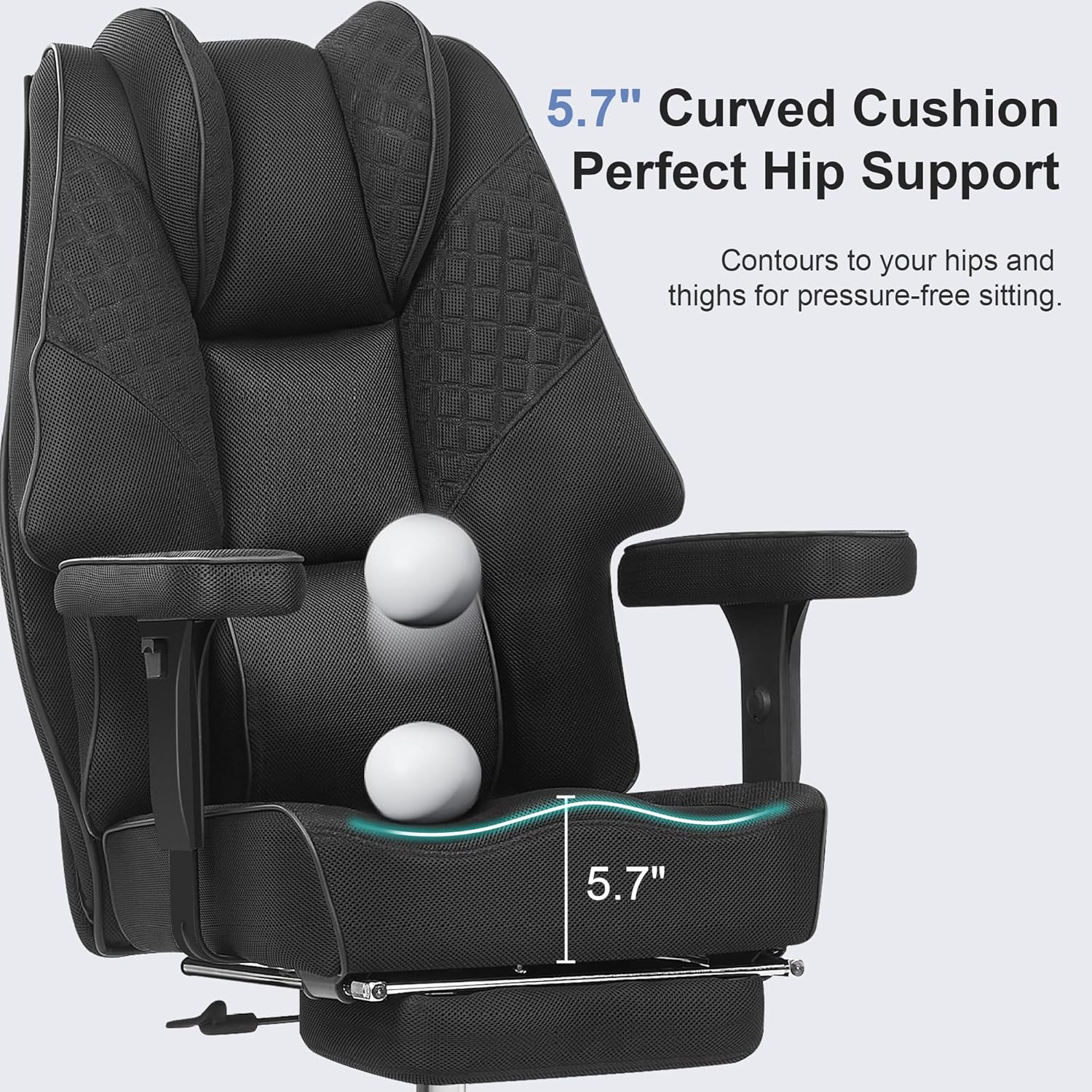 VECELO Big and Tall Office Chair 400lbs