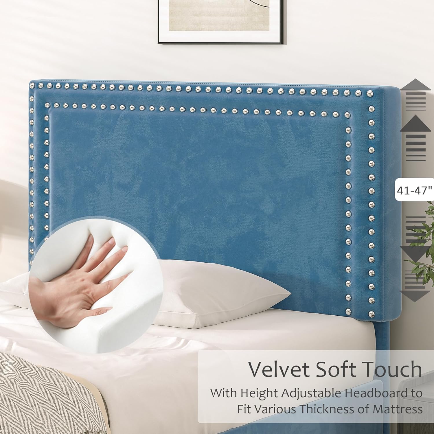 VECELO Modern Platform Bed Frame/Mattress Foundation