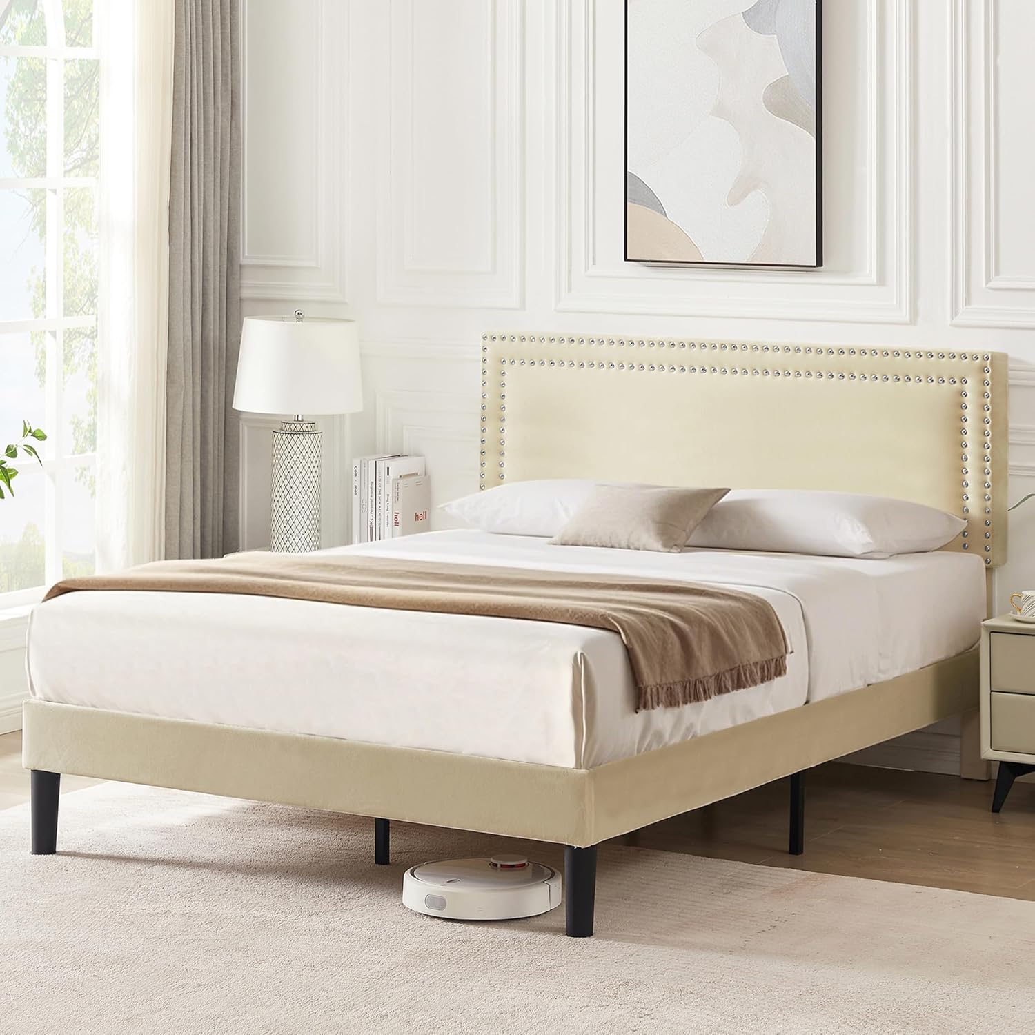 VECELO Modern Platform Bed Frame/Mattress Foundation