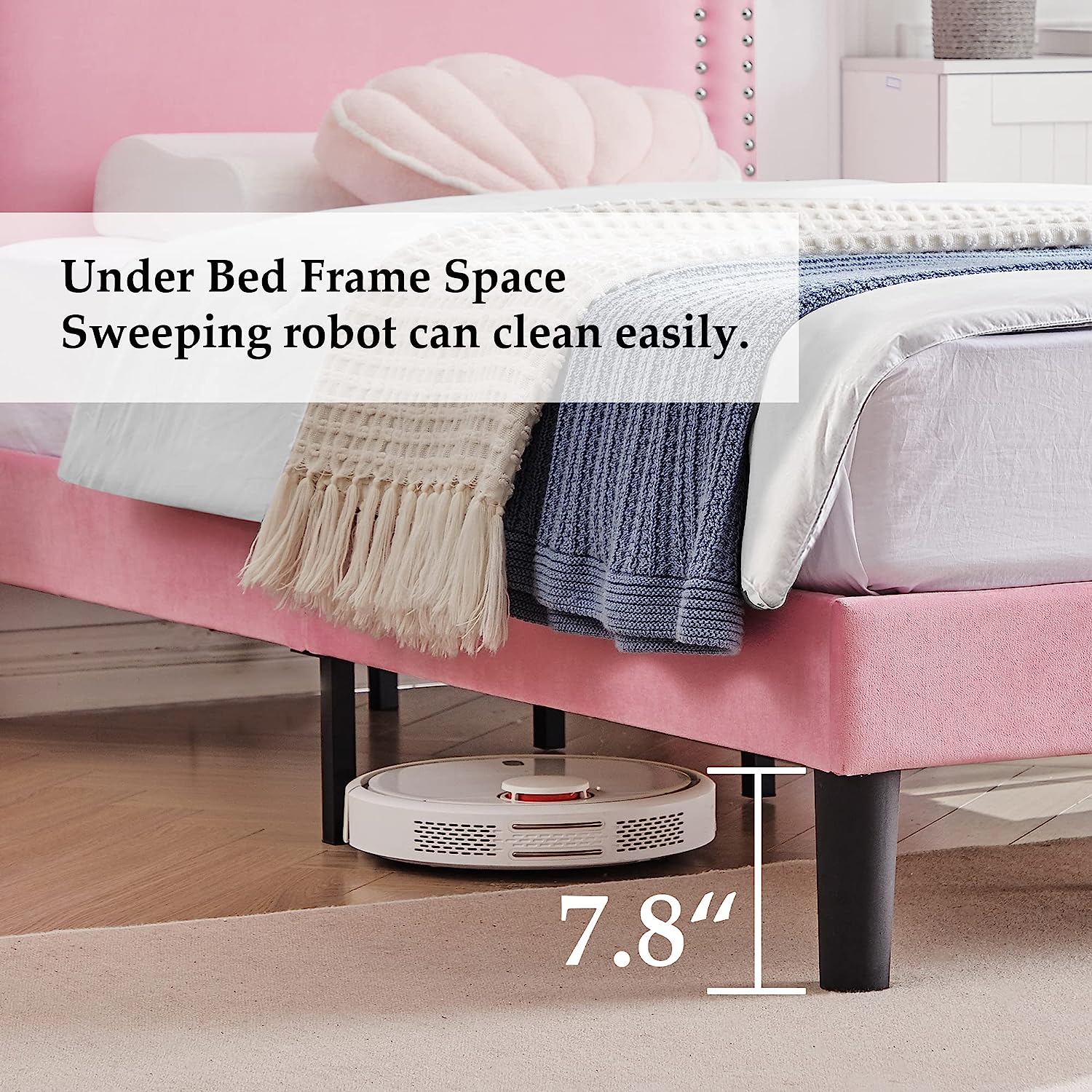 VECELO Modern Platform Bed Frame/Mattress Foundation