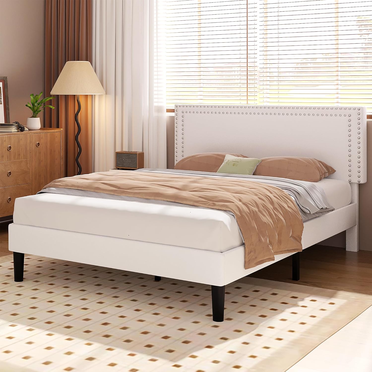 VECELO Modern Platform Bed Frame/Mattress Foundation