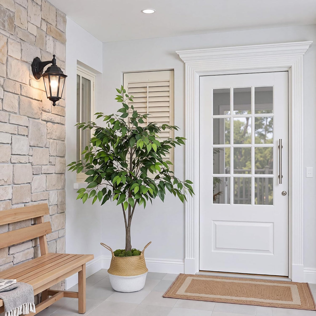 VECELO 5FT Artificial Ficus Tree