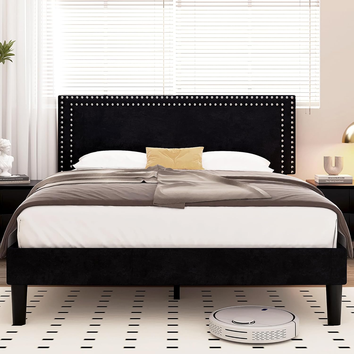 VECELO Modern Platform Bed Frame/Mattress Foundation