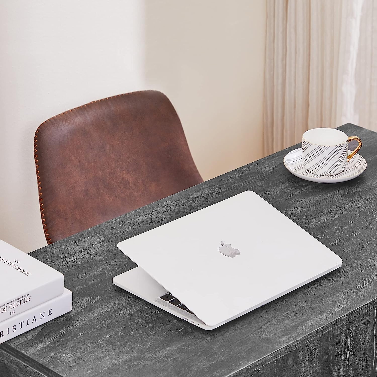 VECELO 39.3" Home Office Work Table with Drawers Computer Desk - VECELO