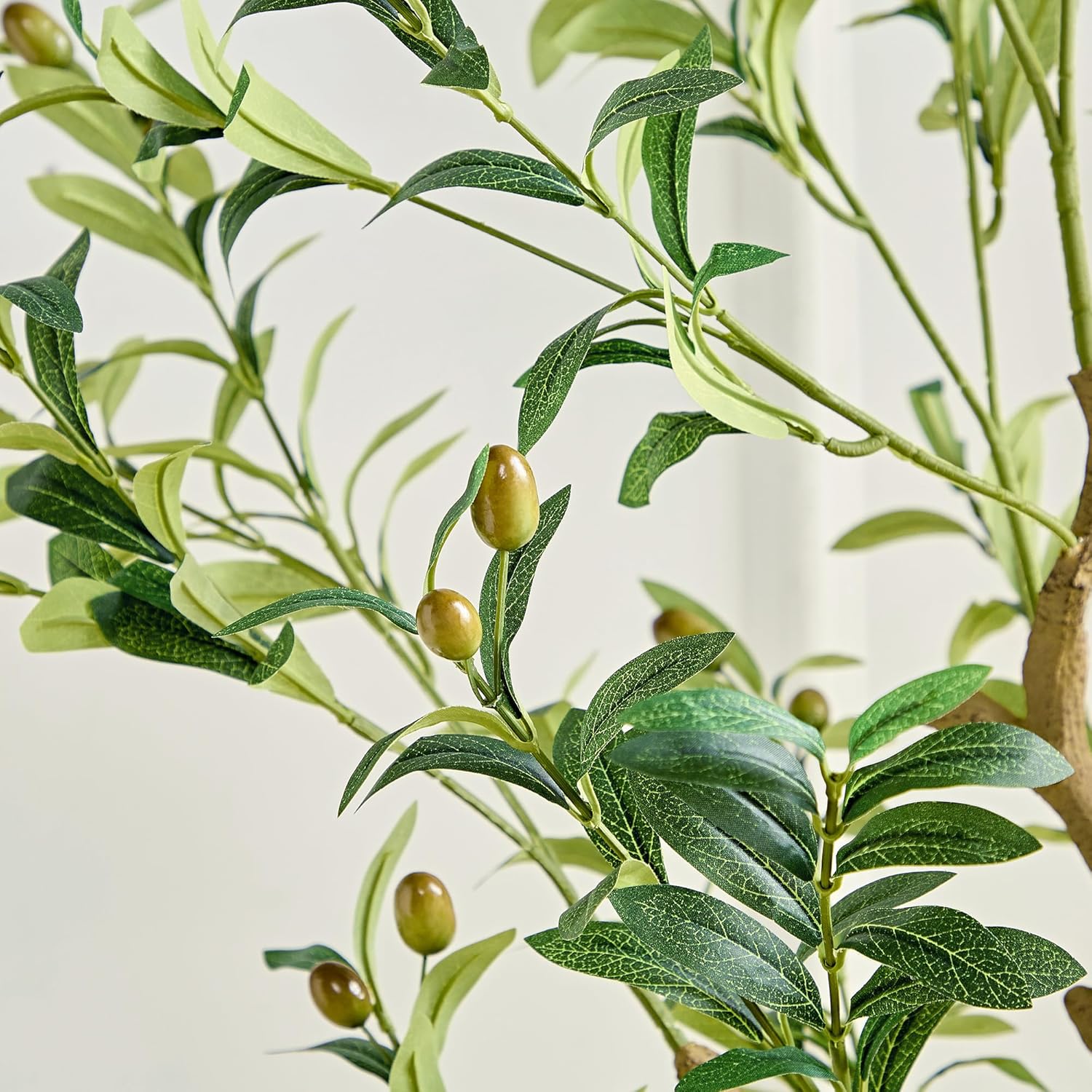 VECELO Artificial Ficus Tree with Sturdy Nursery Pot, 5FT and 6FT Faux Silk Plant - VECELO