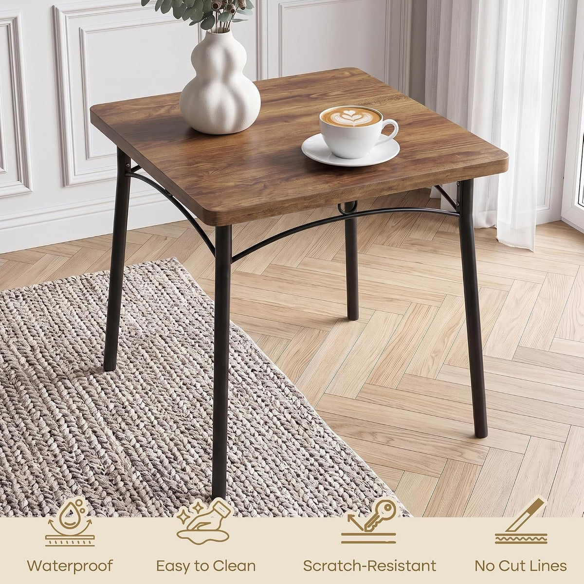 VECELO Dining Table Set