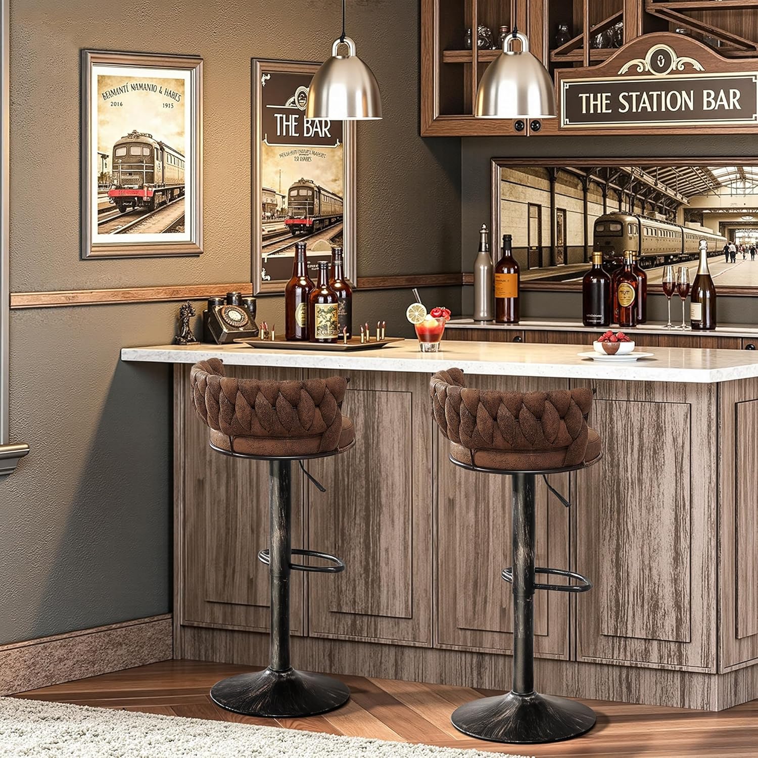 VECELO Bar Stools