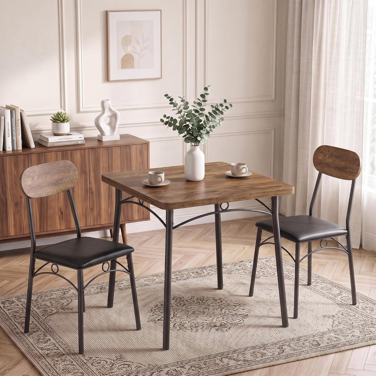 VECELO Dining Table Set