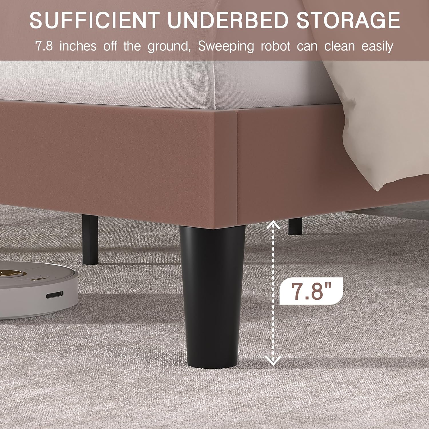 VECELO Modern Platform Bed Frame/Mattress Foundation