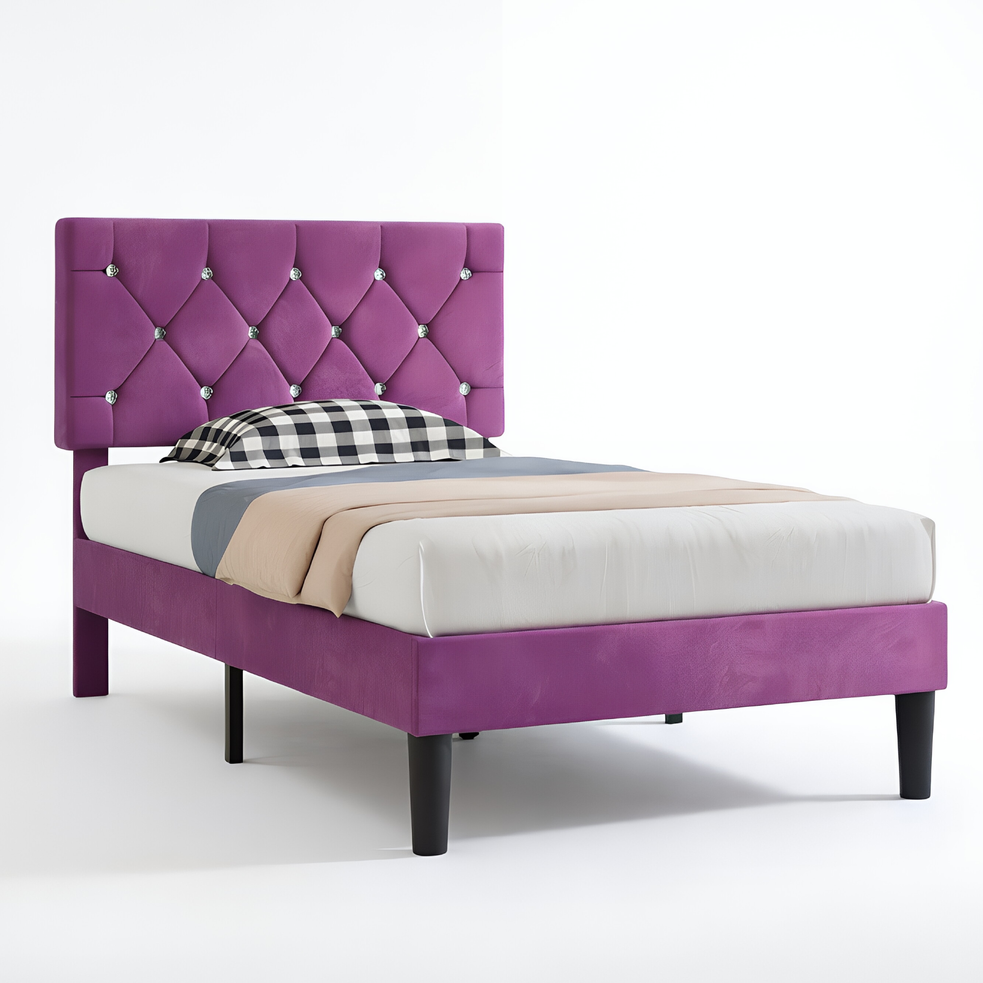 VECELO Twin Size Bed Frame
