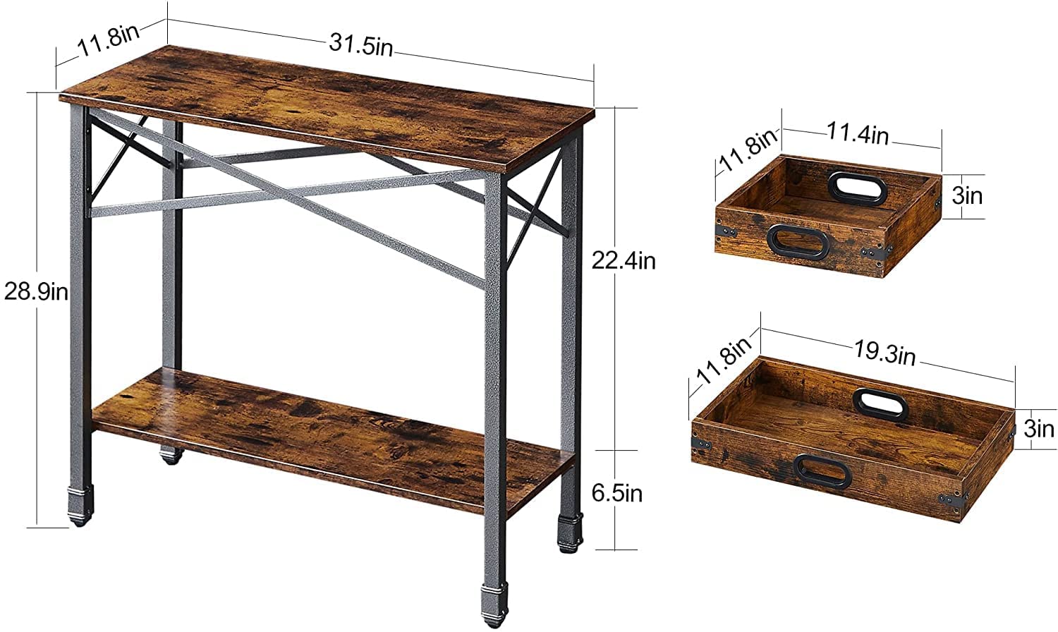 Narrow Serving Table