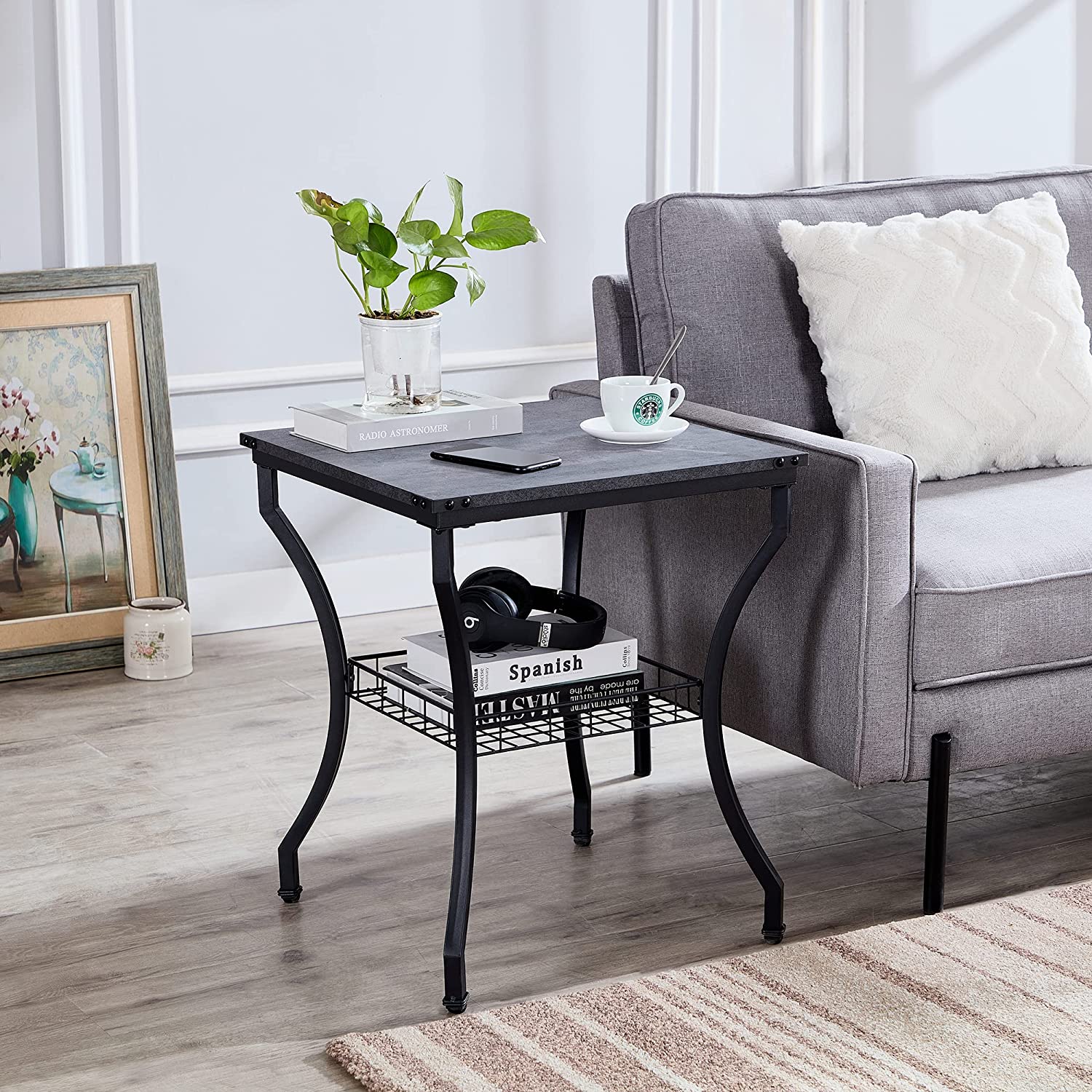 3 Pieces Living Room Sets Coffee and End Tables